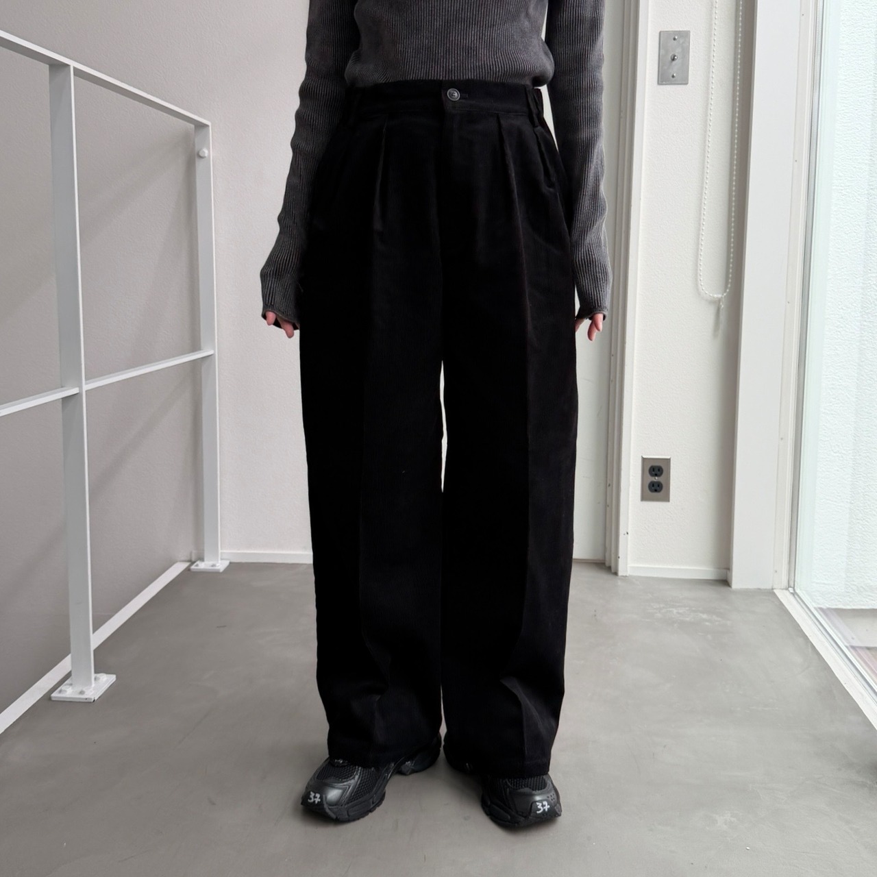 細コールワイドPT/ブラック