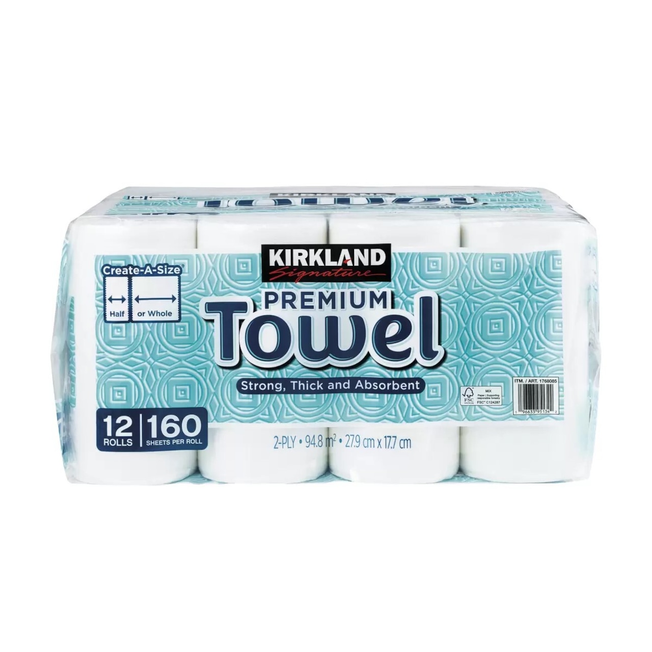 コストコ【KIRKLAND】キッチンタオル キッチンペーパー160シート×12ロール