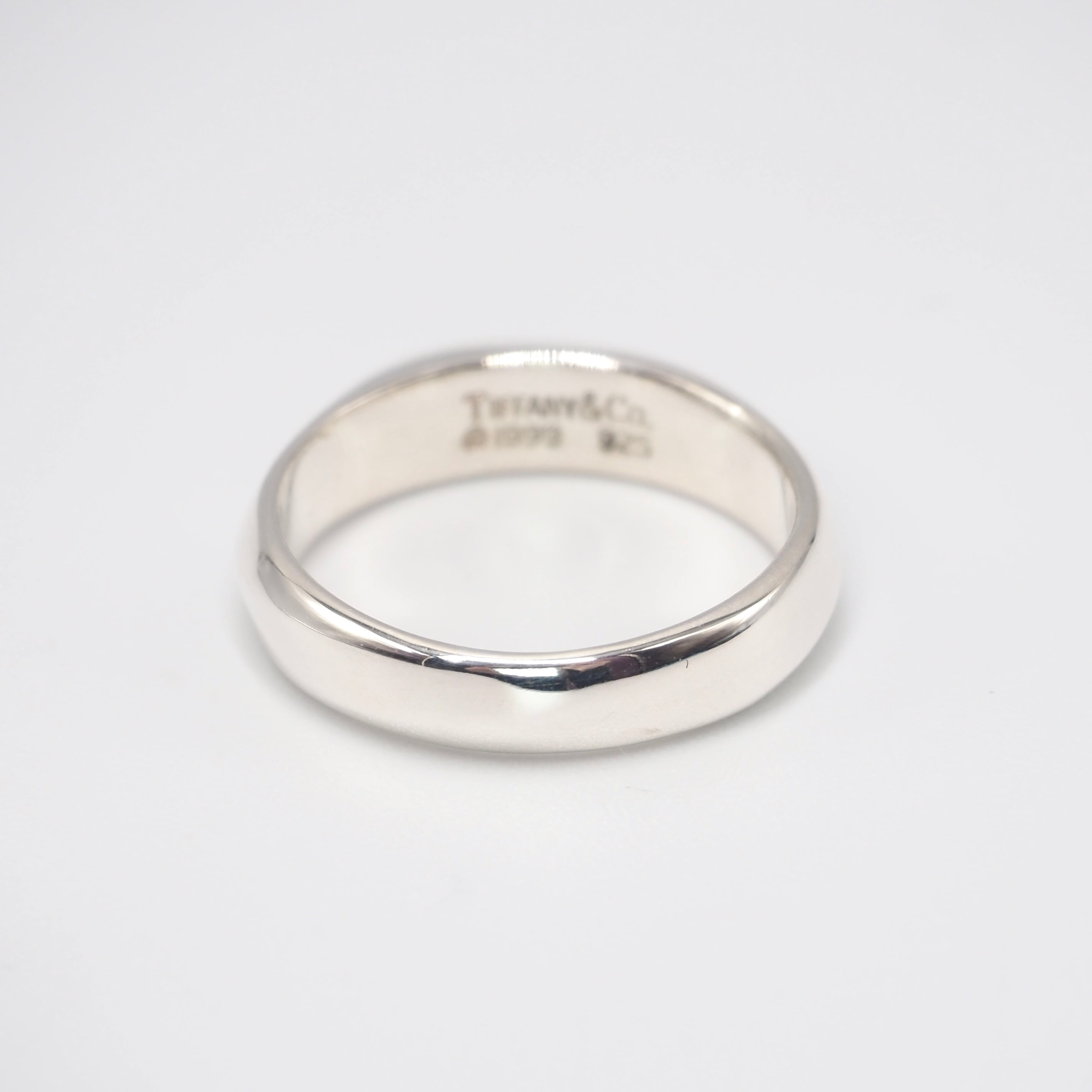 Tiffany&Co. 約19号 ナイフエッジ リング シルバー925 ティファニー