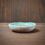 みずたまり豆皿 no.32 枝葉と魚