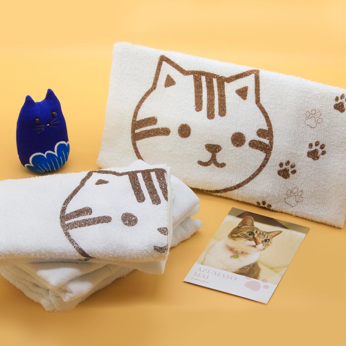 まいちゃんタオル（ポストカード5枚入り） | 松伯亭あづま荘