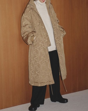 【送料無料】Jacquard Down Coat [TODAYFUL] /12320010