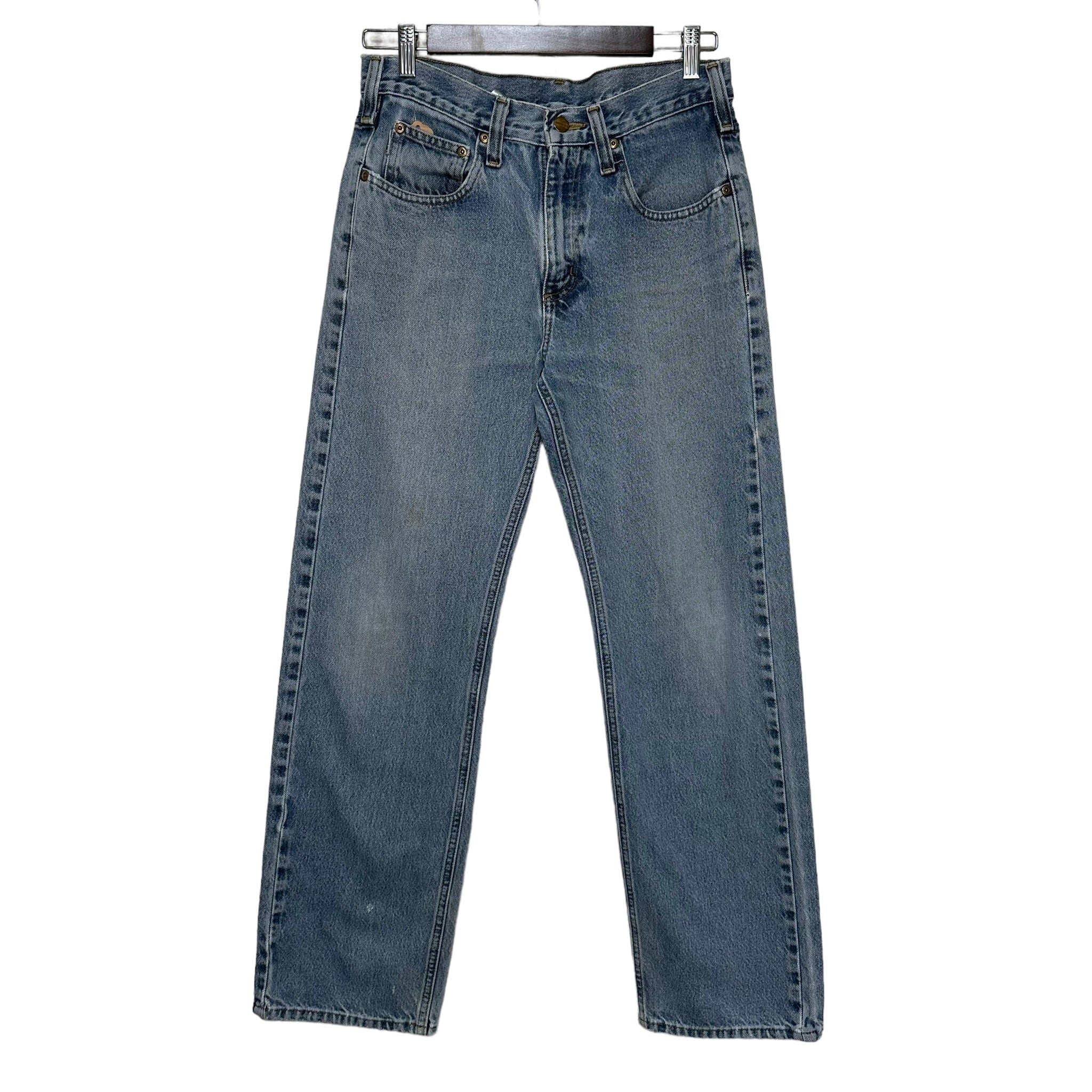W30×L32】Carhartt デニムパンツ 革パッチ | 古着屋OLDGREEN