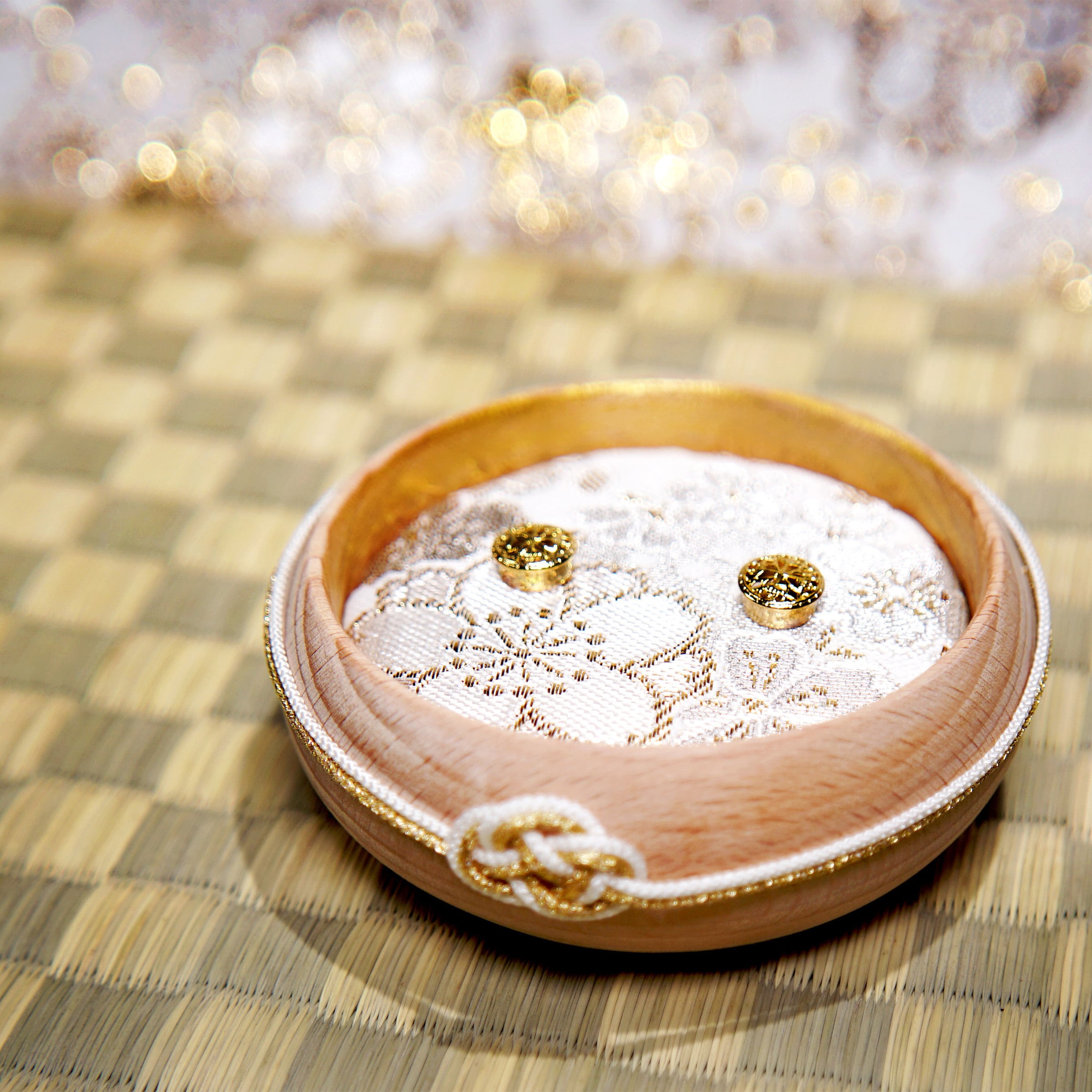 金桜】和リングピロー koro | つまみ細工SHOP 色香iroka