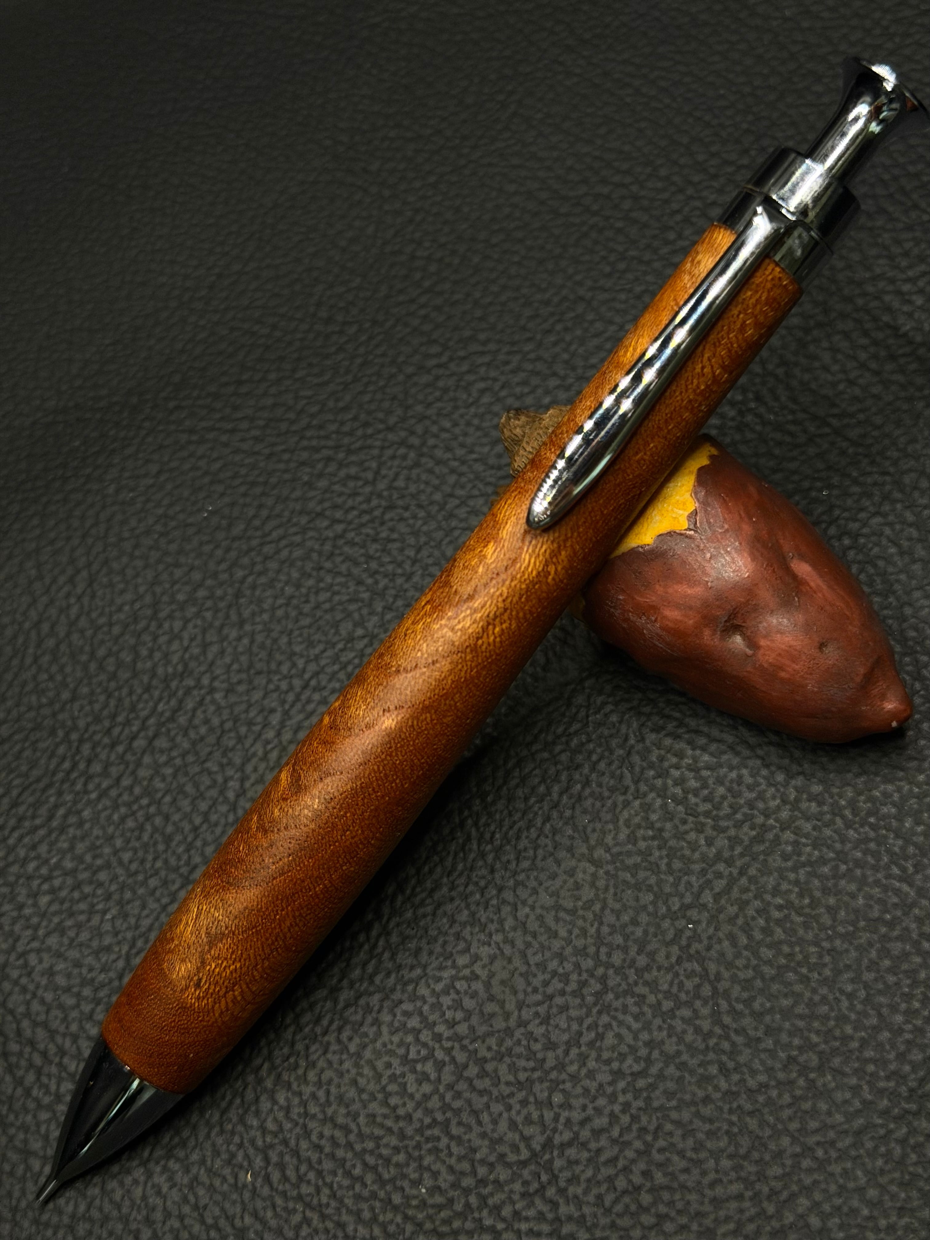 たく 極稀少/旧型】野原工芸 マーブルウッド 上杢 ボールペン 開封