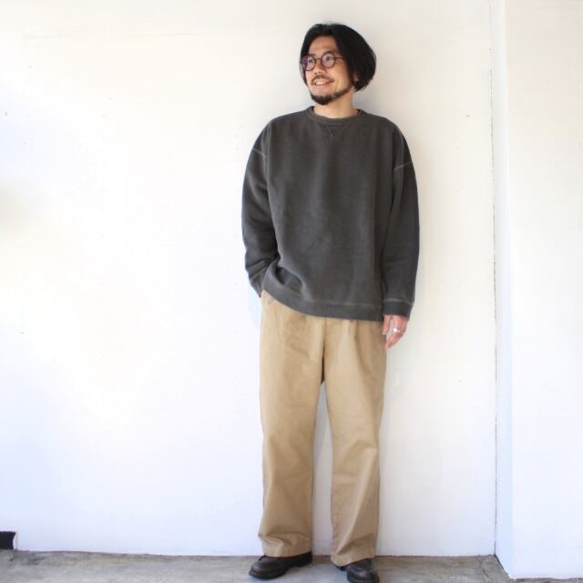 専用ページです⭐︎ HIGH WAIST CHINOPT 34 新品 HARVESTY ワイドチノ BIG CHINO PANTS （BEIGE） | C.COUNTLY ONLINE