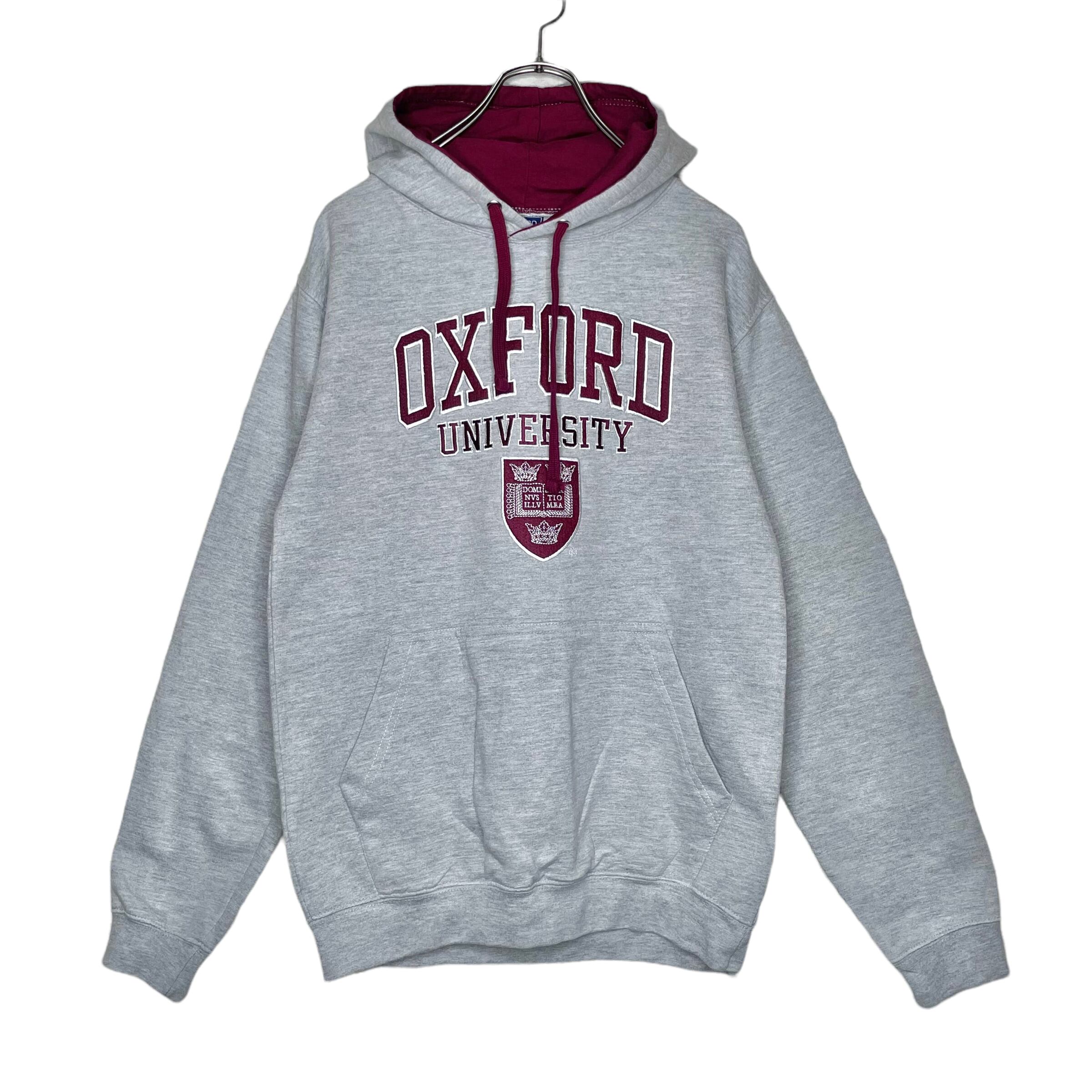OXFORD パーカー S（L相当）ワッペン 刺繍 | 古着屋OLDGREEN