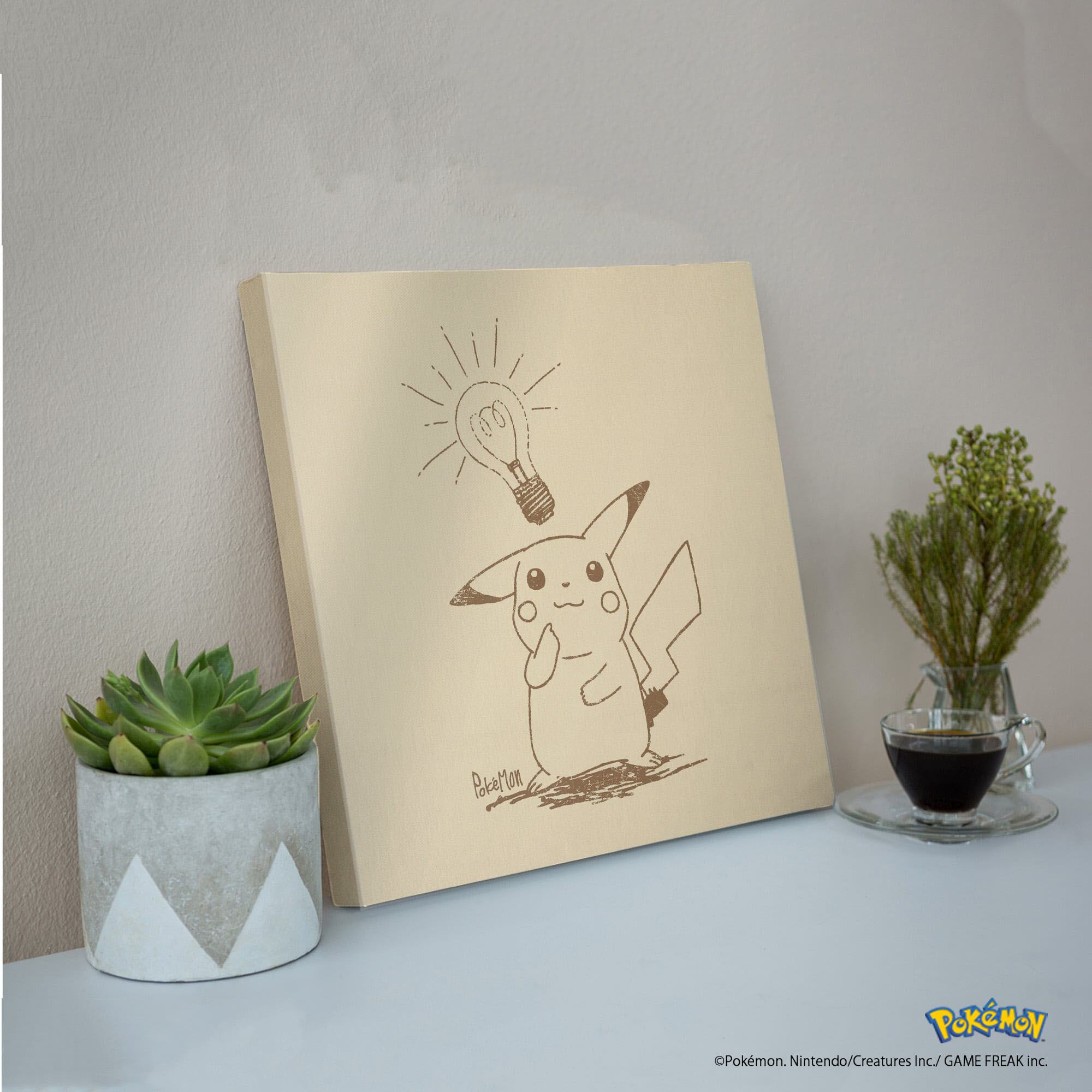 アートパネル ポケットモンスター ポケモン ピカチュウ 筆書き B17