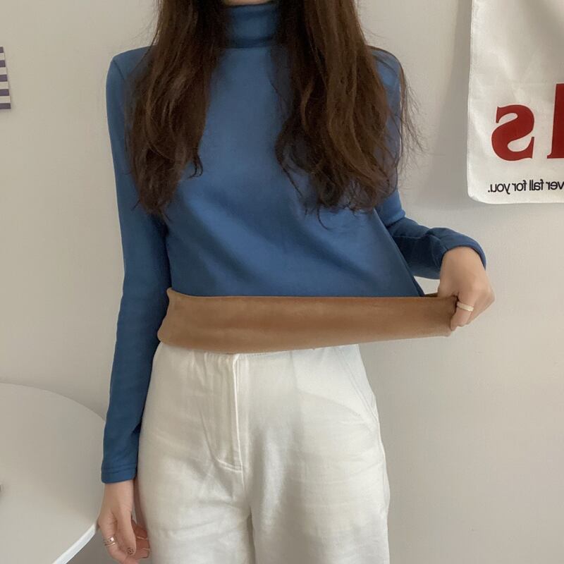 カラーベルベットシャツ レディーススプリングTシャツ トップス 春物 スーパーモール72573562637