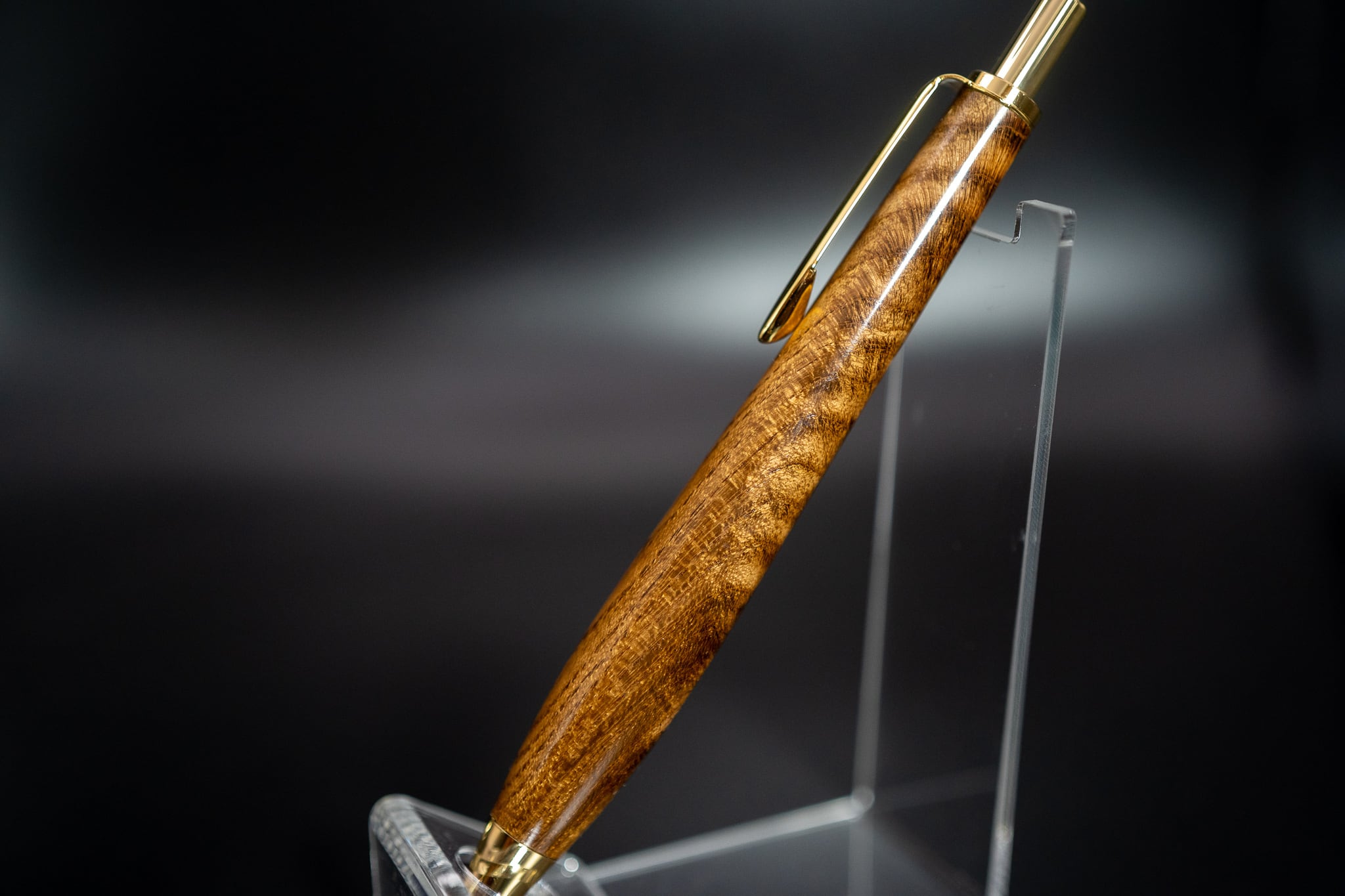 魔除けの樹】槐 gold MP | 木軸ペン工房 金杢犀