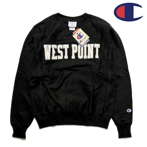 Champion Reverse Weave WEST POINT Crew Neck Sweatshirt　WEST POINT チャンピオン リバースウィーブ スウェットシャツ【g372b-blk】