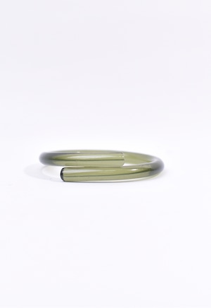 tube bangle / green