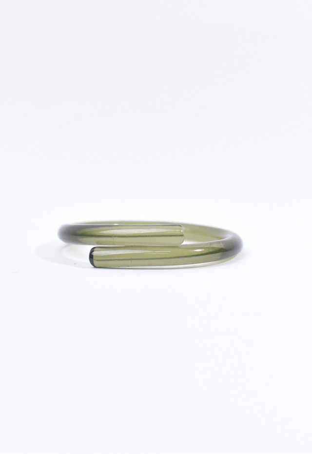 tube bangle / green