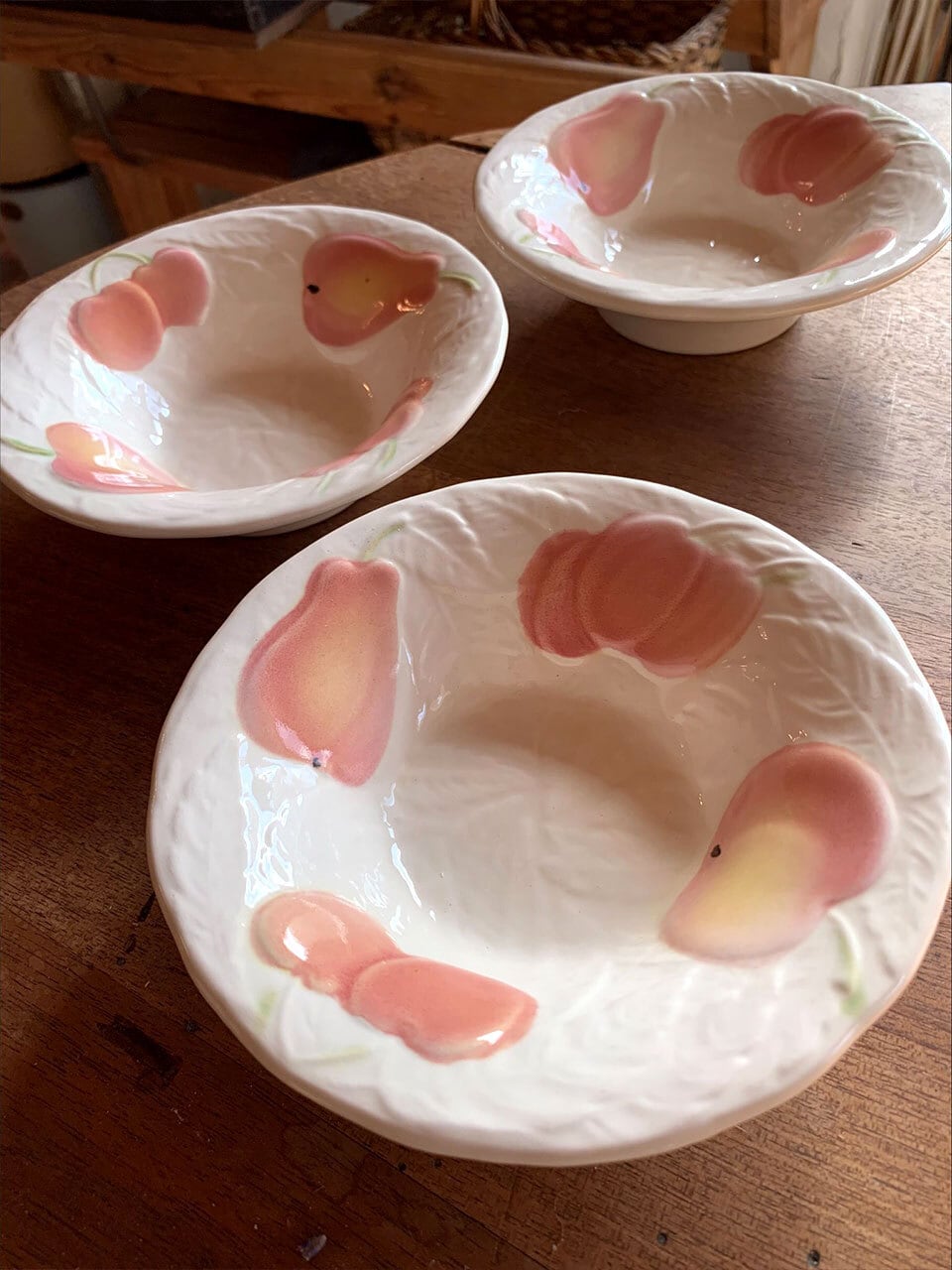 バルボティーヌ フルーツの皿 桃 りんご チェリー | Brocante de La
