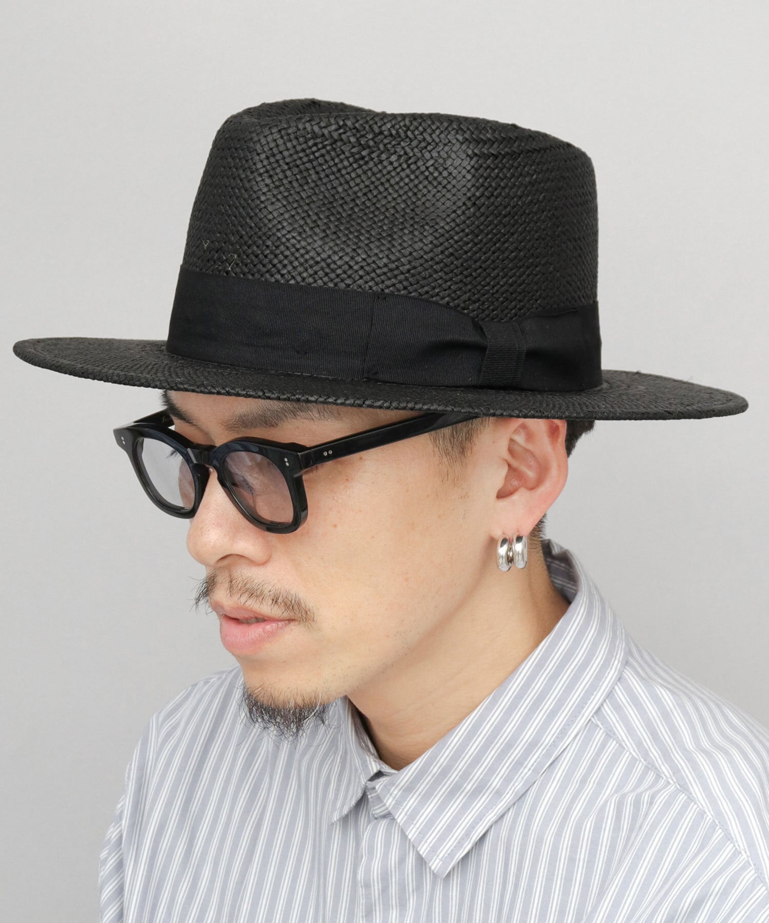 RHT-058 中折れハット ストローハット ペーパーハット 麦わら帽子