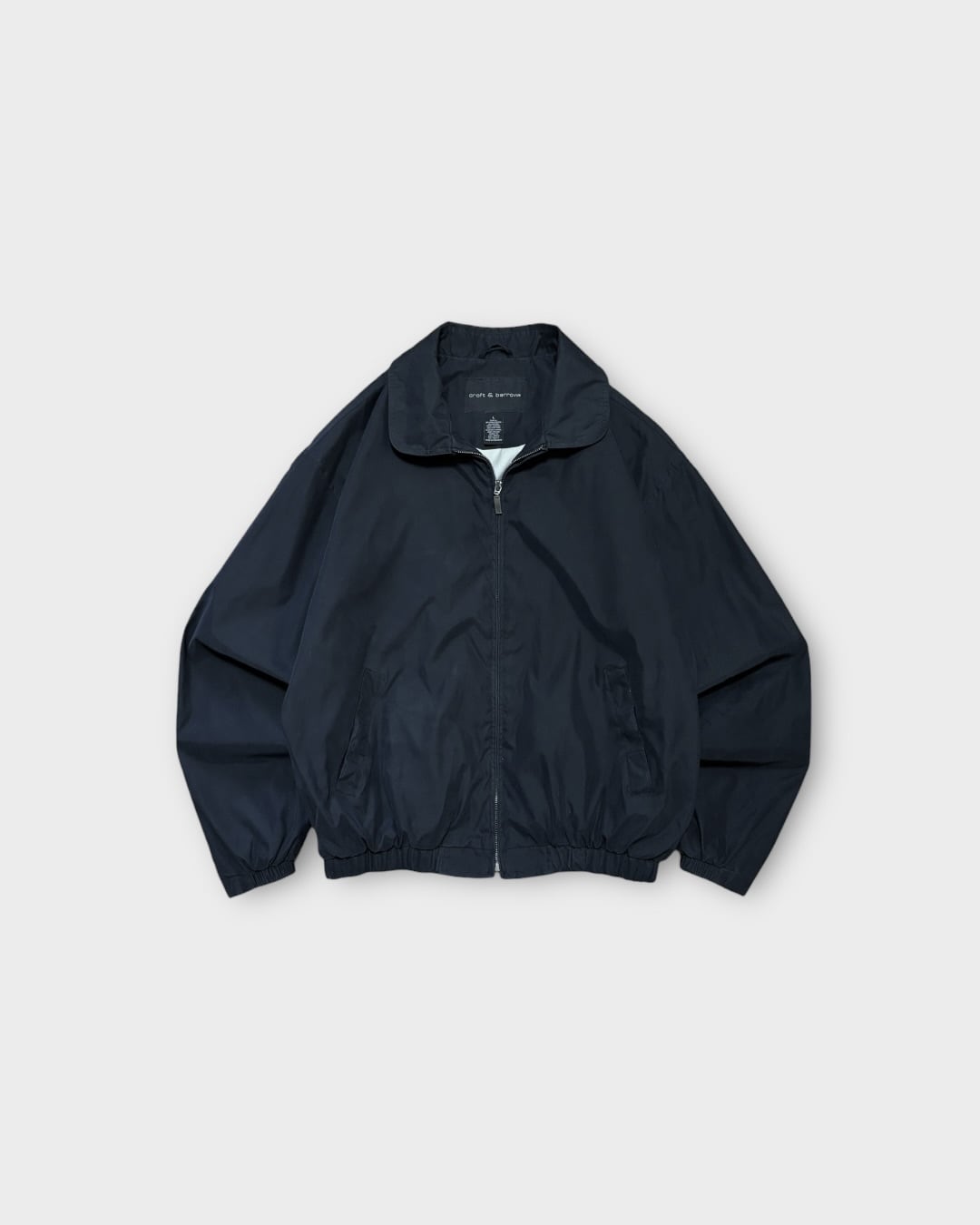 【Used】“croft & barrow” Peach Skin Zip Blouson