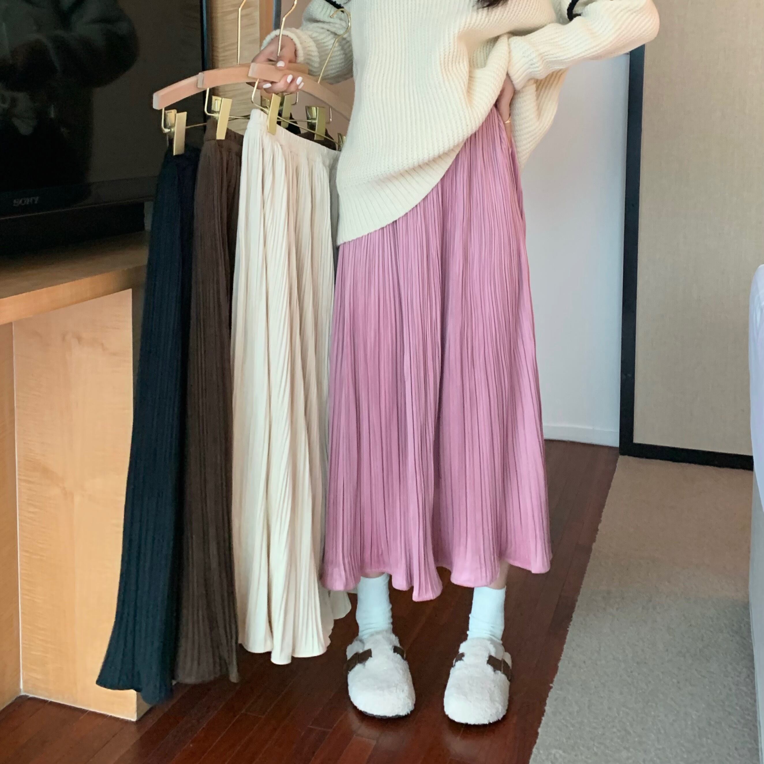 1 1 プリーツ フレア スカート ロングスカート レディースファッション 4色 Choice 31 レディースファッション通販 1 1 プリーツ フレア スカート ロングスカート レディースファッション 4色 Choice 31 レディースファッション通販