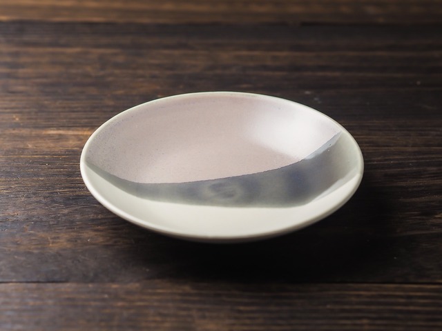 muutos plate 15cm ピンク／kobayashi pottery studio