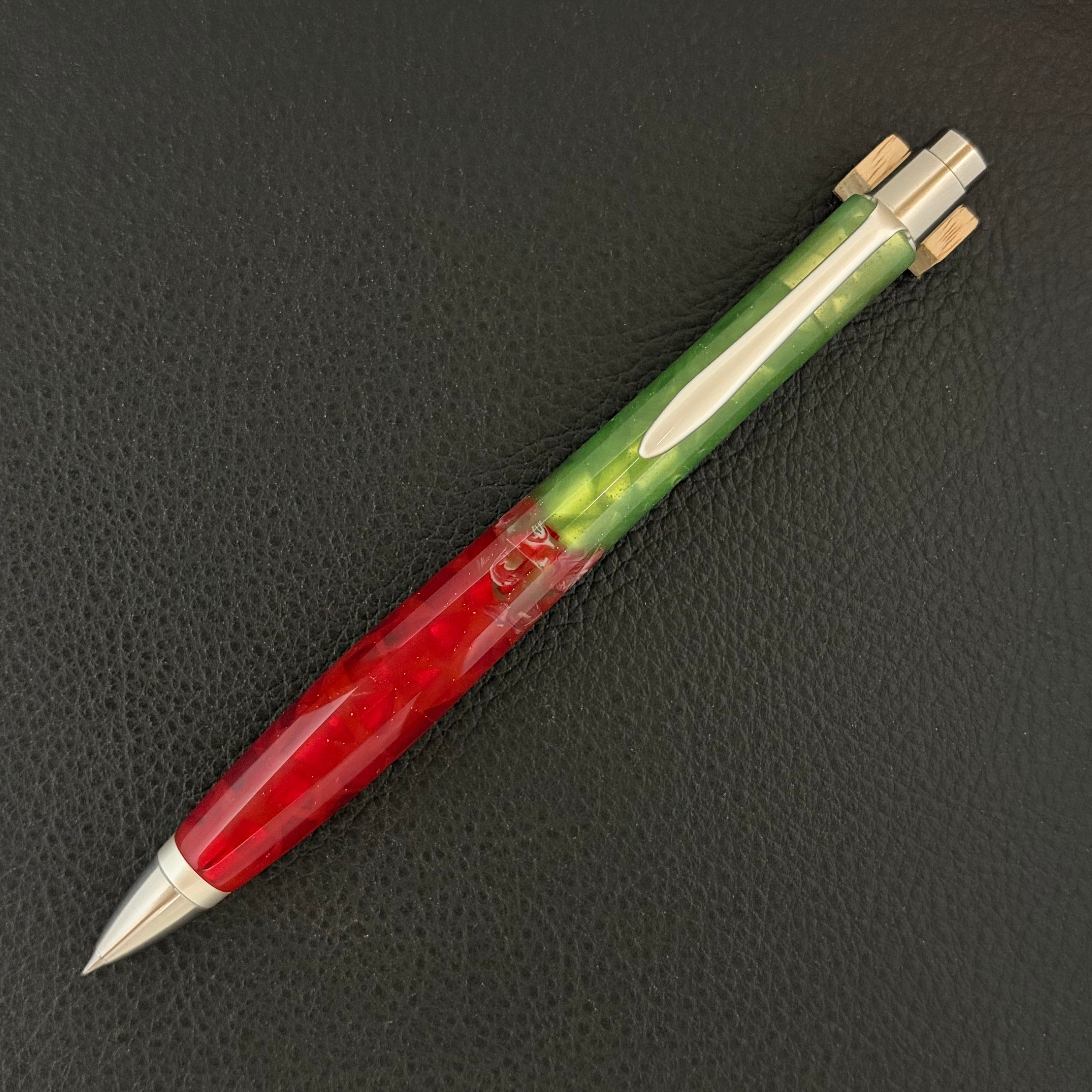 レジンペン「朱椿(あけつばき)」-307121926】ボールペン | 匠衆・朱椿粋