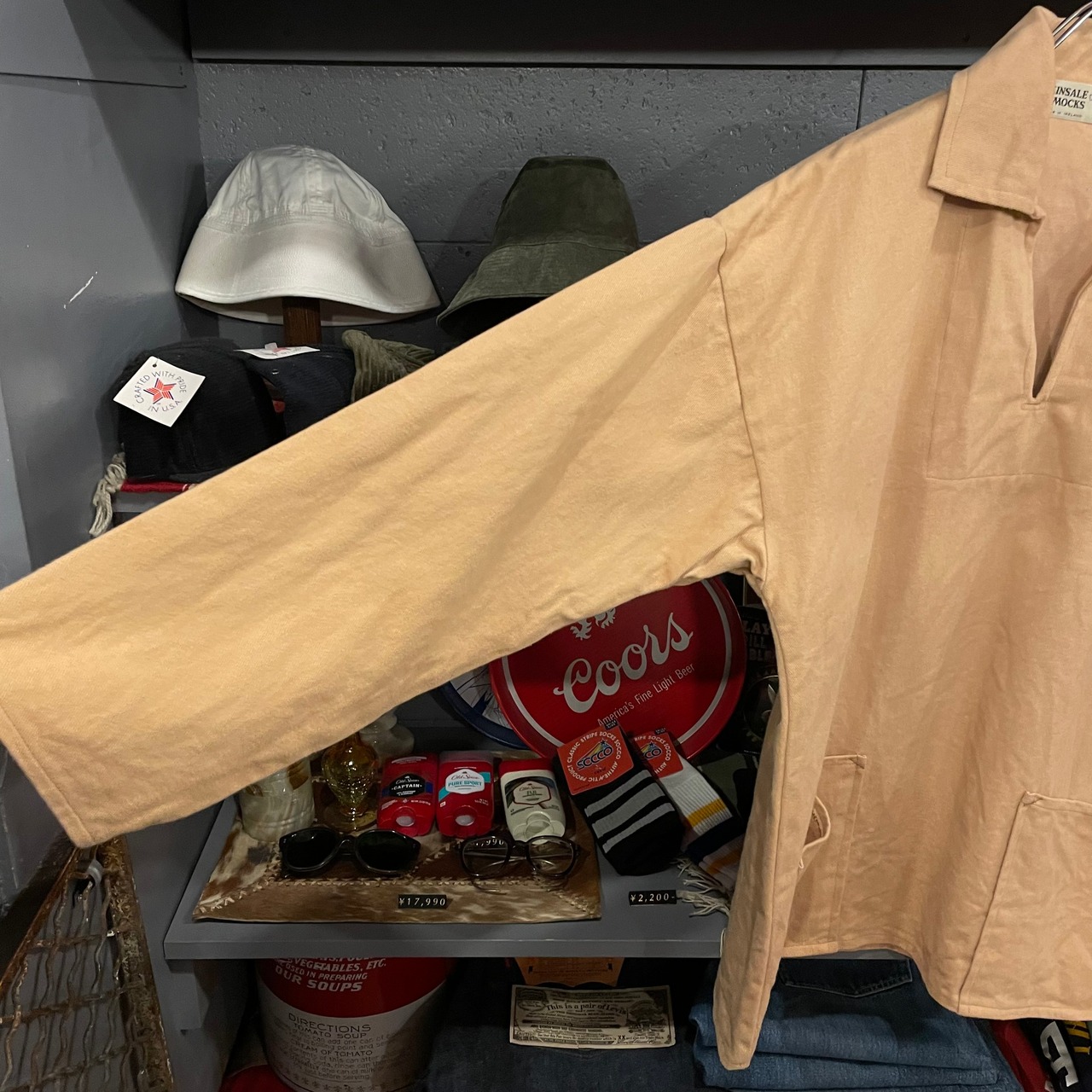 80s KINSALE SMOCKS Cotton Twill Smock | VOSTOK