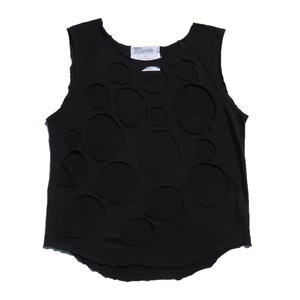 DAIRIKU 23AW "Rotten" Hole Damage Tee (Black)