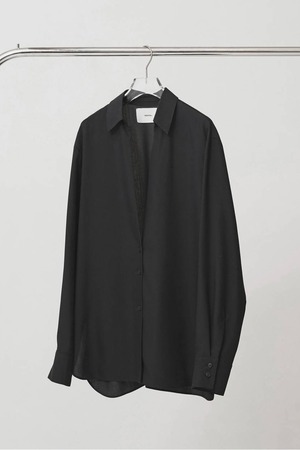 TODAYFUL　Silky Skipper Shirts シルキースキッパーシャツ　Black