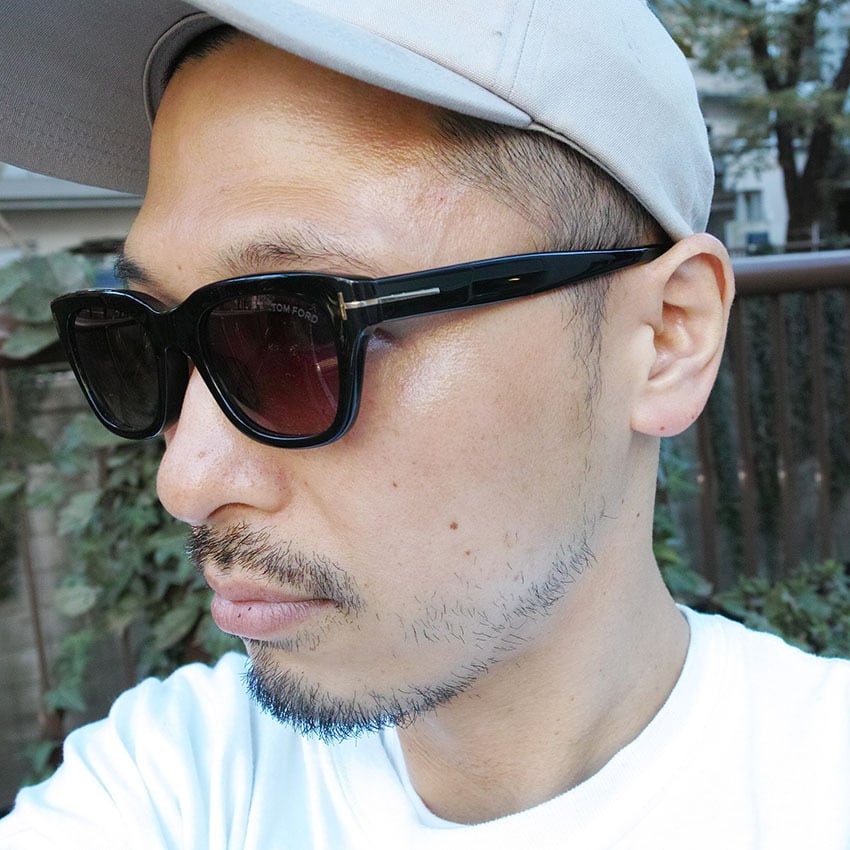 TOM FORD / TF237F Asian Fitting Snowdon / 01B ブラック-グレー