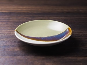 muutos plate 15cm ピスタチオ グリーン／kobayashi pottery studio