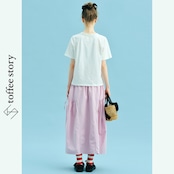 大きなリボンで気分を結ぶアートTシャツ 《i0634》