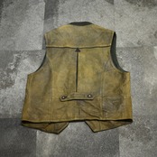embroidery design leather tyrolean vest