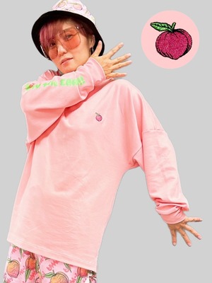 LONG SLEEVE TEE "PEACH"