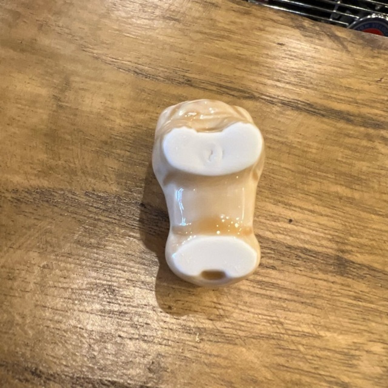 Brown Bulldog Chopstick Rest　茶ブルドッグ箸置　箸置き　ブルドッグ　犬　わんこ　カトラリーギフト　プレゼント