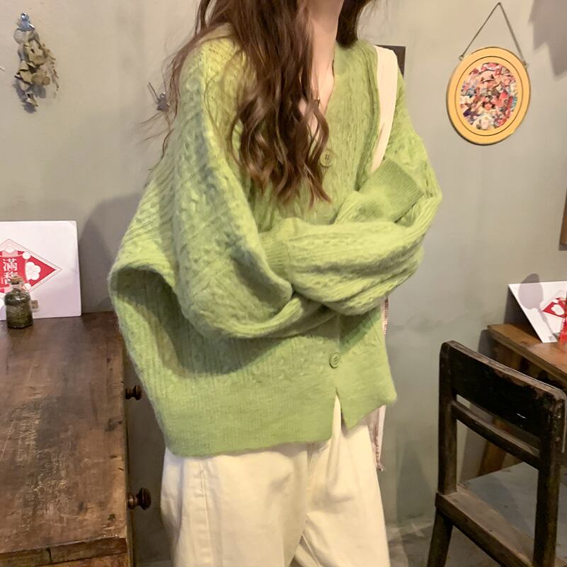 スタイルセーター コート スプリングオータムニットカーディガン 春物 秋物 試着室40032047230