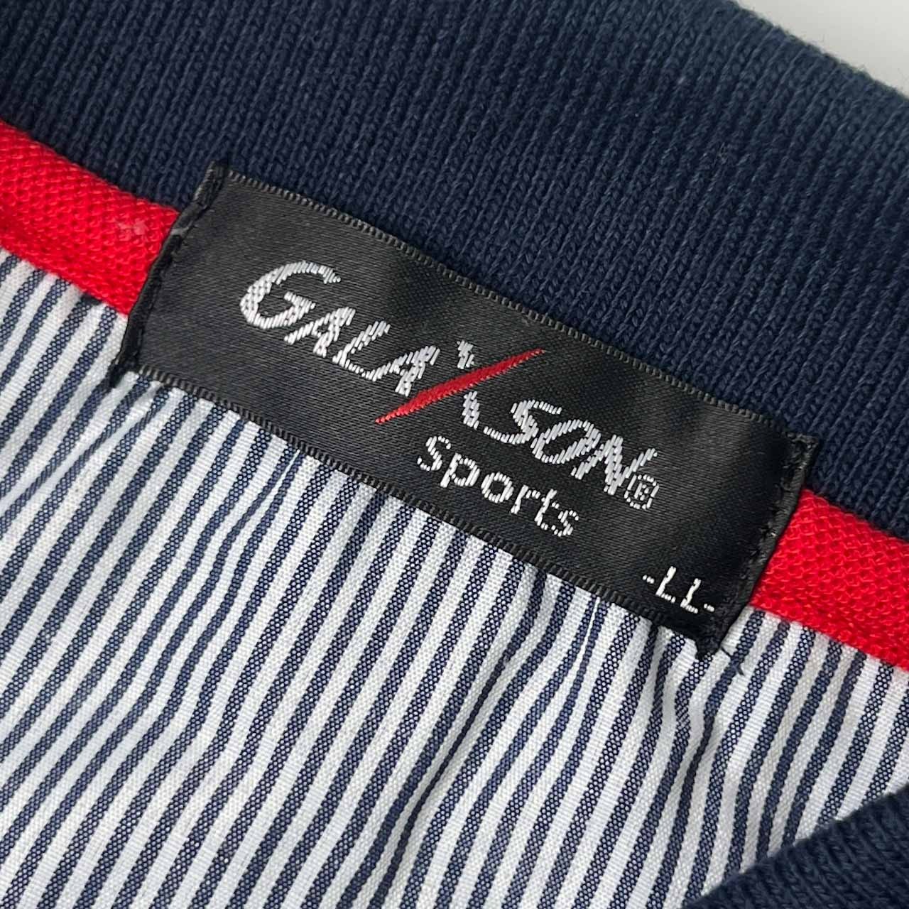 GALAXSON SPORTS ギャラクソン キャラ刺繍 半袖 ポロシャツ LL/ネイビー系 メンズ ゴルフ