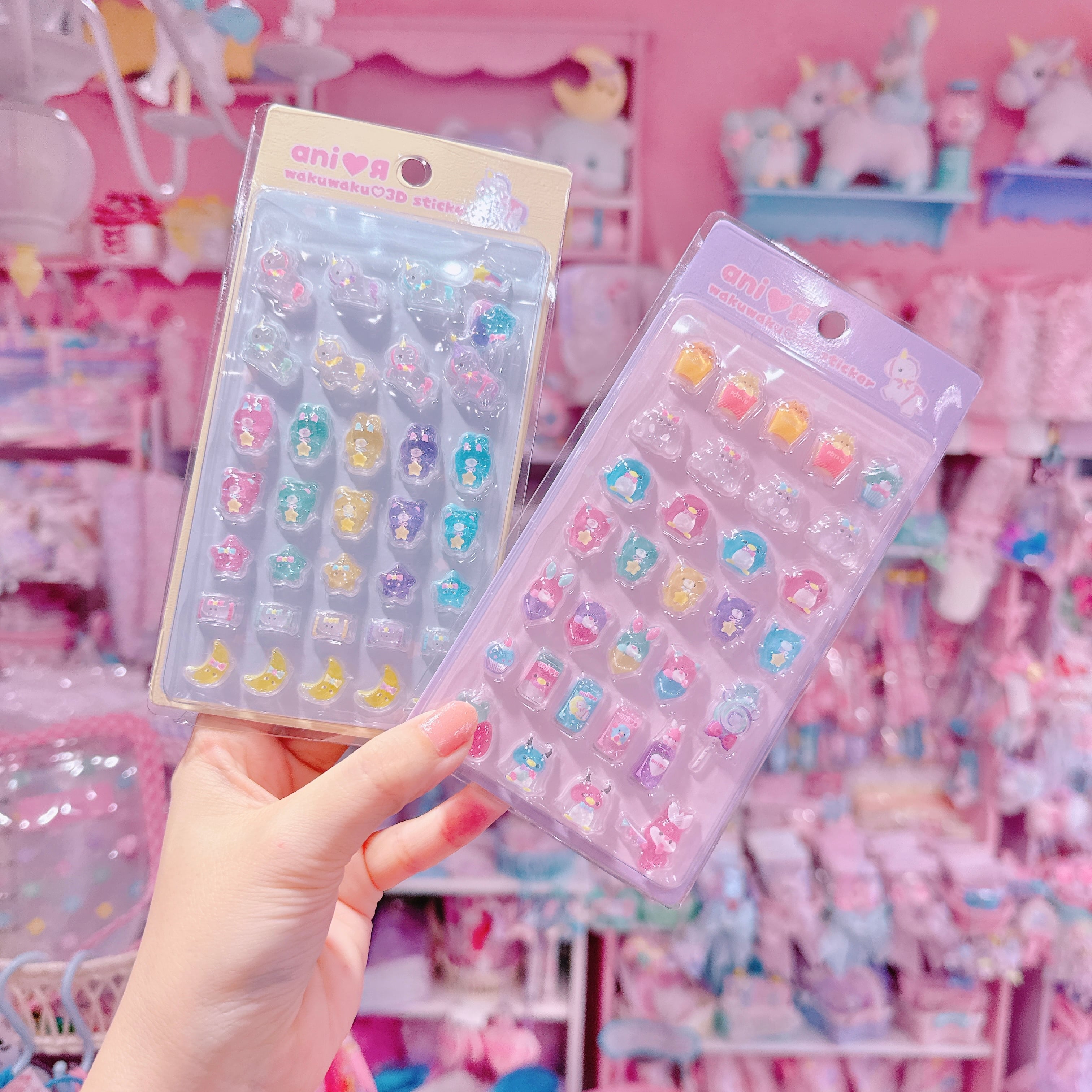 【キャリア決済専用のため他と同梱不可】ウォーターシール＆立体シールトータルセット（全６種）