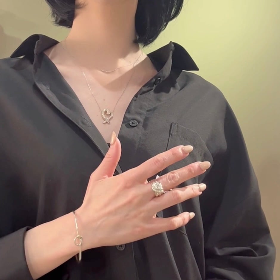 激レア【TIFFANY&CO.】【11.5号 】2211 ワイドシグネチャーリング