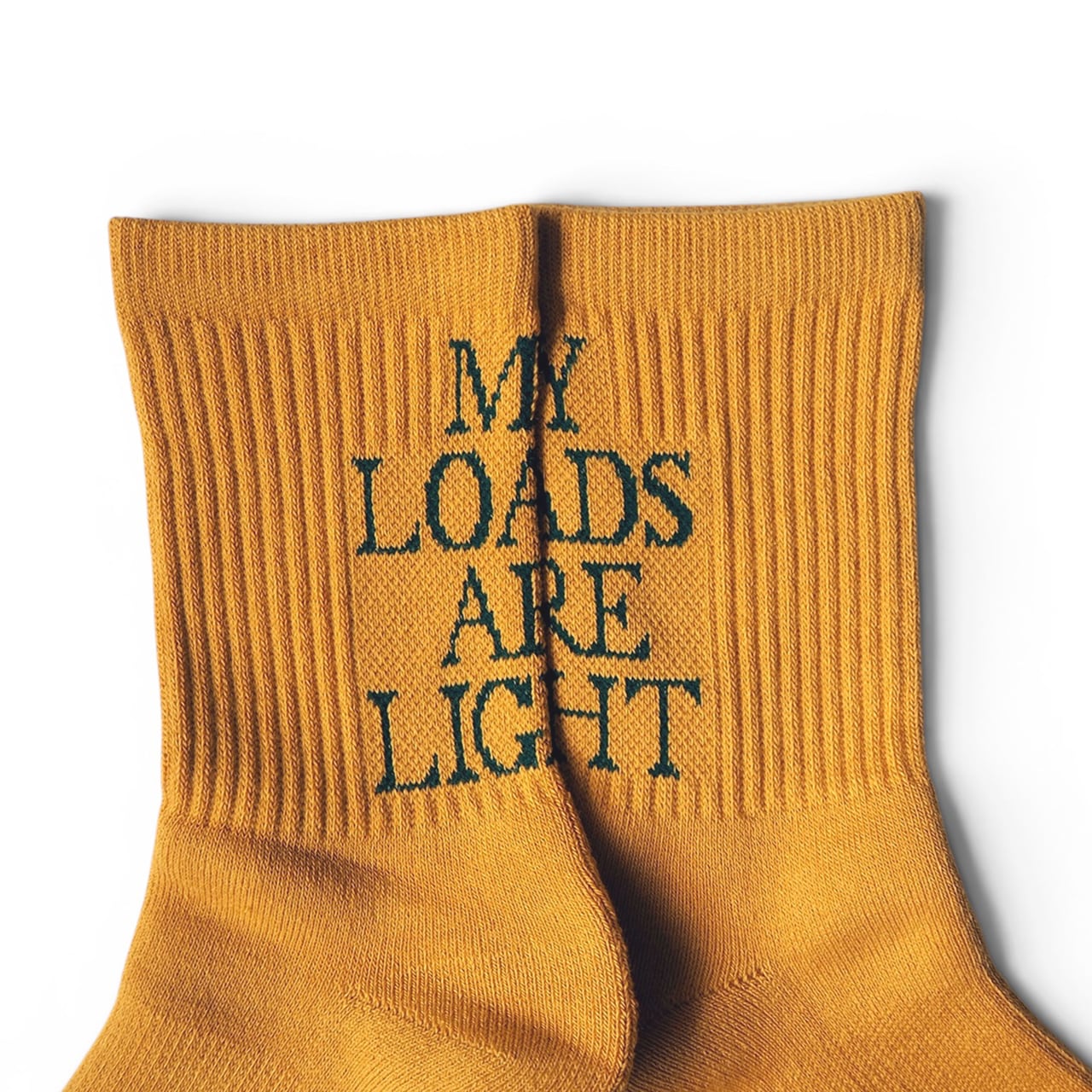 た*ん様 新品　MY LOADS ARE LIGHT 切り替え　ソックス　Alw MY LOADS ARE LIGHT, TEXT
