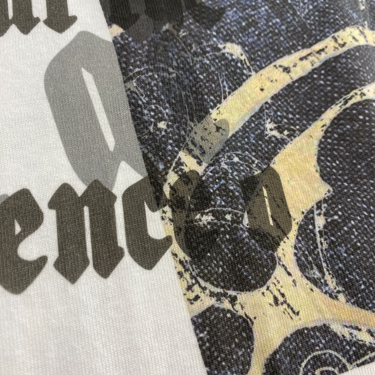【tshirts219】Lsize  KIMONO PRINT T-SHIRTS white