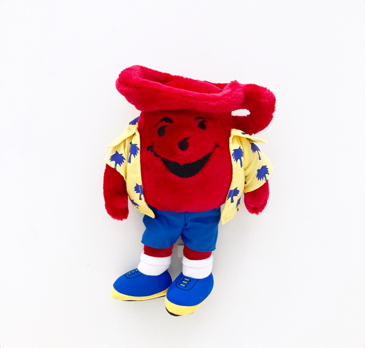 Kool Aid Man Palm tree shirt / 1987年 Vintage plush doll