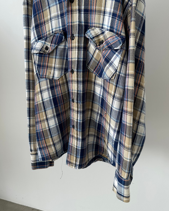 -Best- Vintage 70-80s Flannel Check Shirt