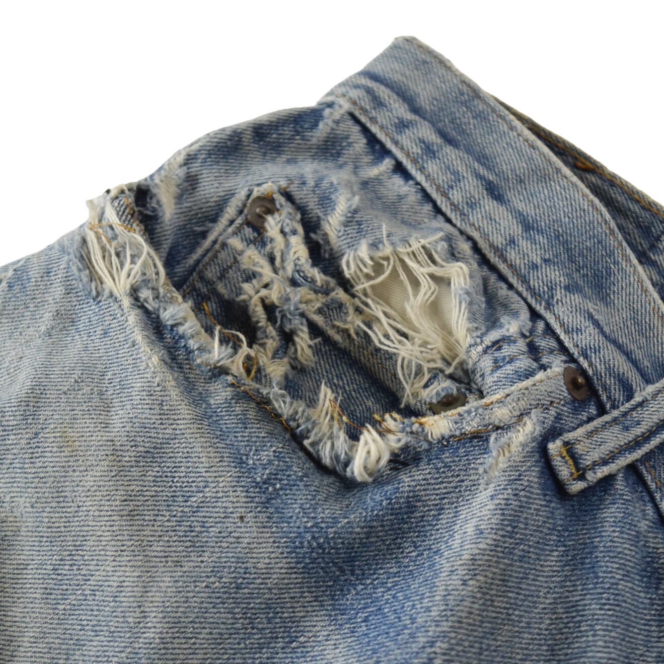 裾幅約18cm70s Levi's 505 ビッグE ピケパンツ ヴィンテージ リーバイス