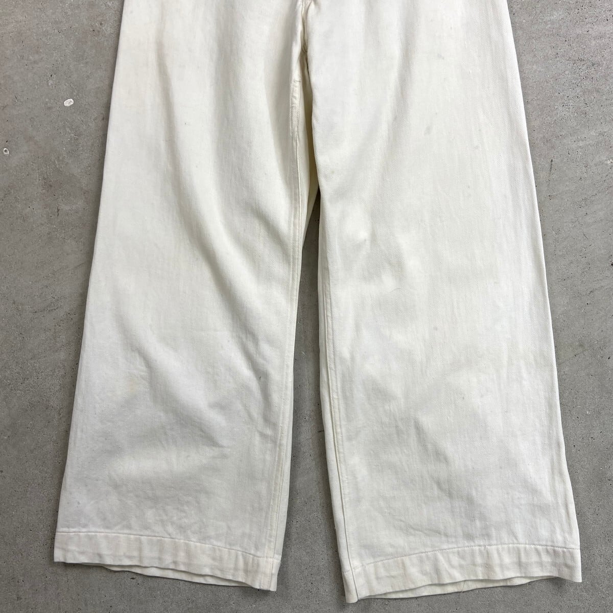 50年代 U.S.NAVY コットンセーラーパンツ レディースW25相当 古着 50s