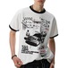 グラフィックプリントワッフルリンガーTシャツ 1col   A00089