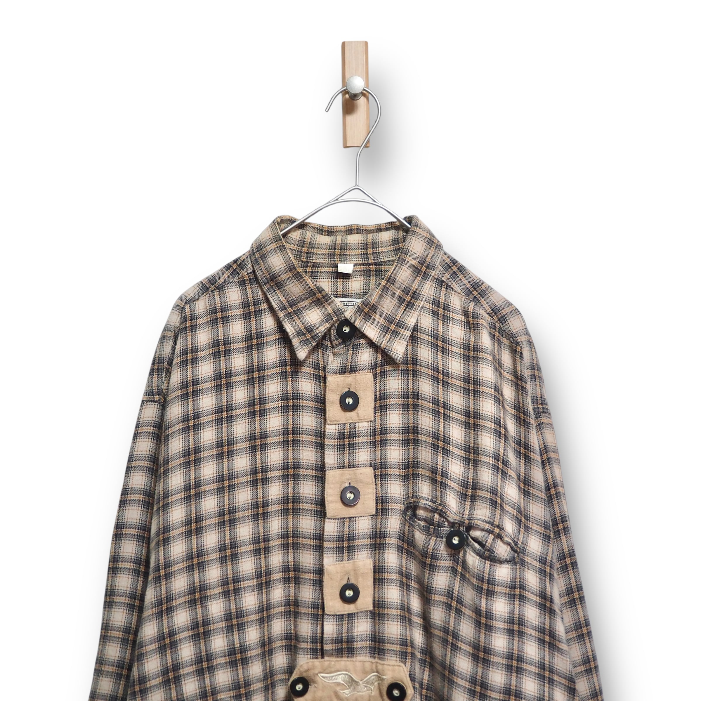 【VINTAGE】長袖デザインシャツ|90s