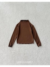 アーバンラビット / URBAN RABBIT / もこもこハイネックT / 韓国子供服 / キッズ / 26winter〖取寄〗*XS~XL*