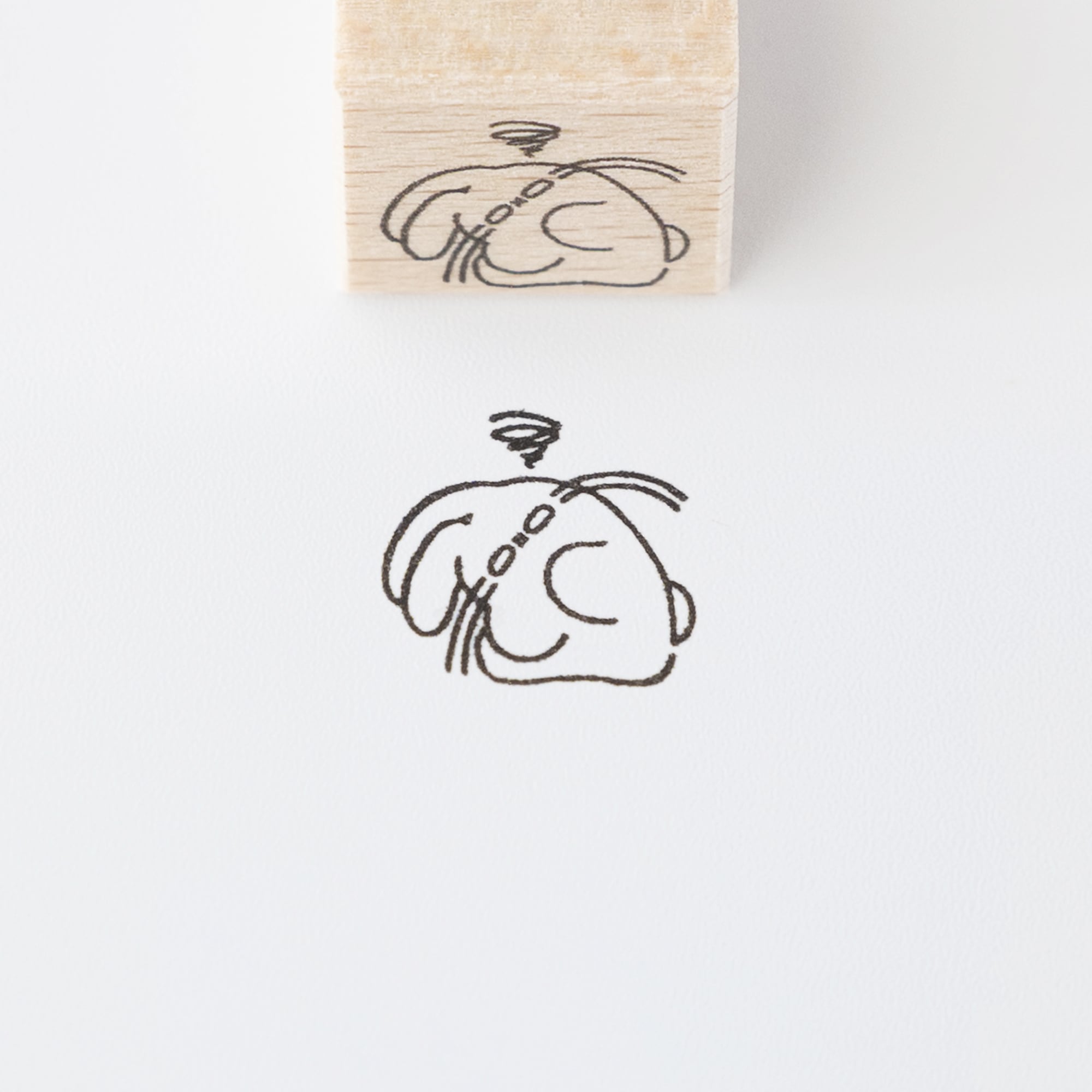 【きもちのはんこ】どよ~んなきもち_うさぎ | はんこ