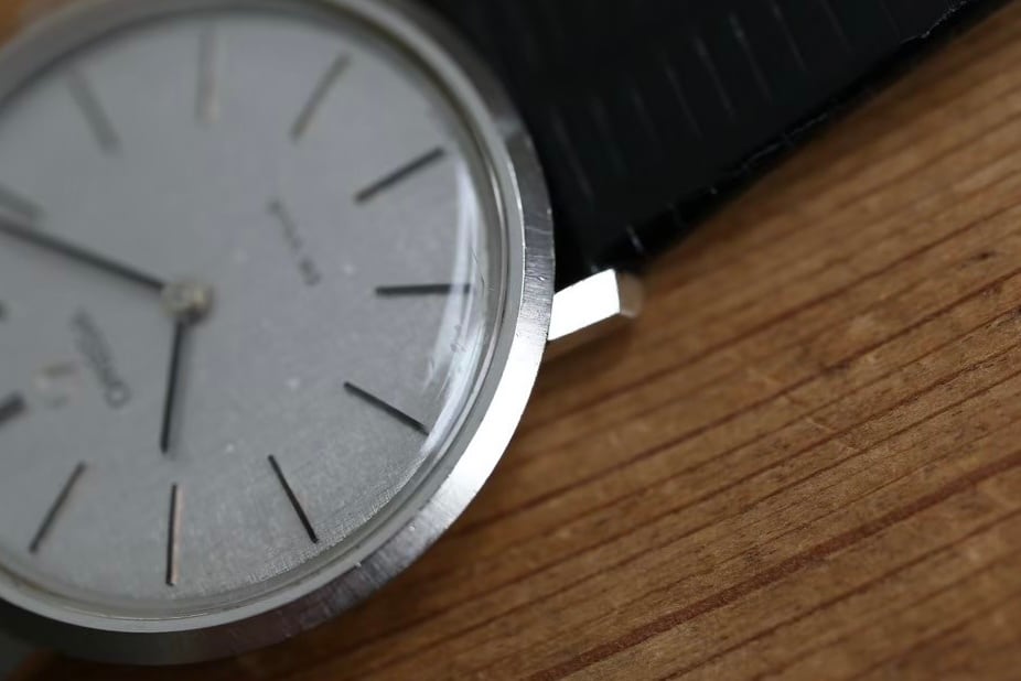 OMEGA】 1972年製 デヴィル ラウンド バーインデックス リネンダイヤル