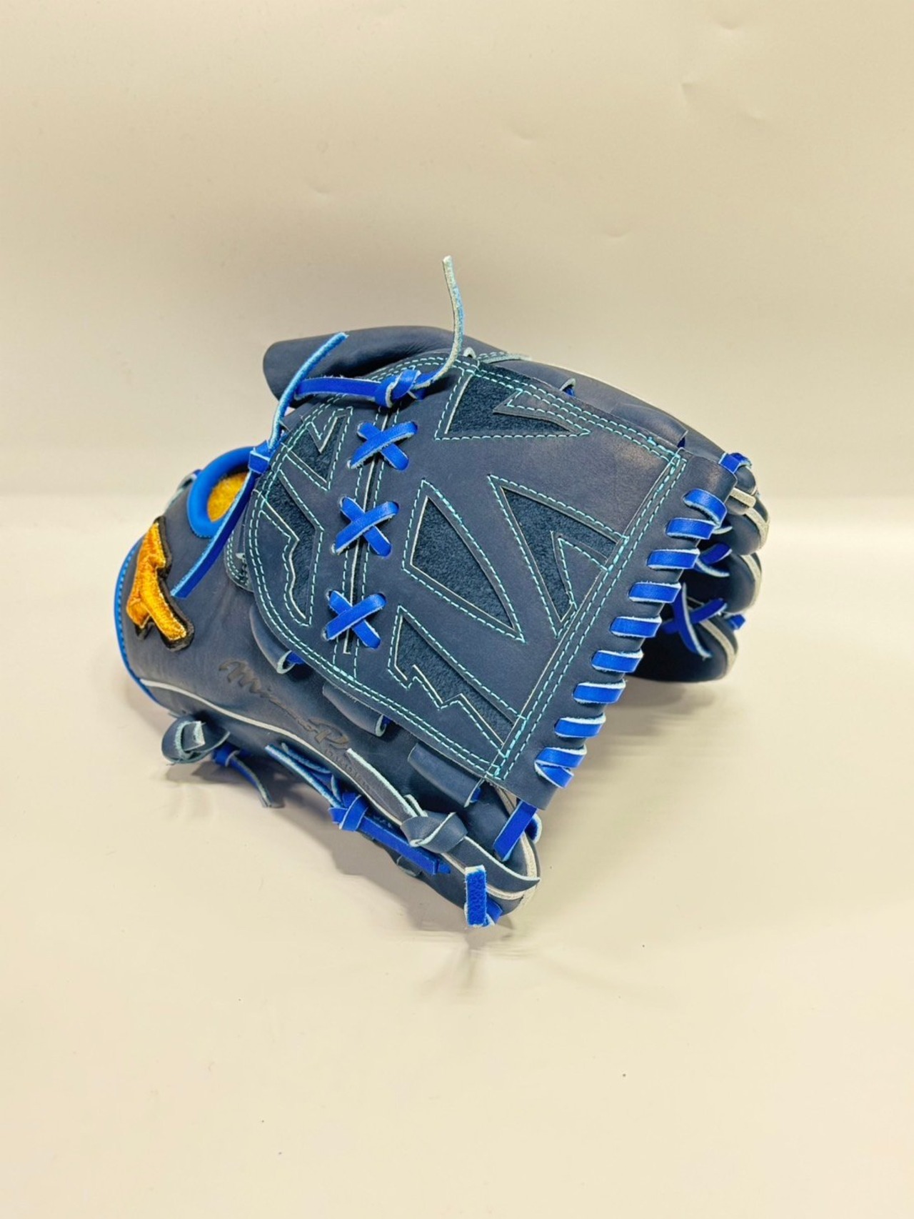 Mizuno Pro ミチイオリジナル　硬式仕様　右投げ用　宮城モデル　Dブルー×ロイヤルブルー・画像4