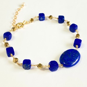 【heartwarming bracelet 】　Lapis lazuli（ラピスラズリ）