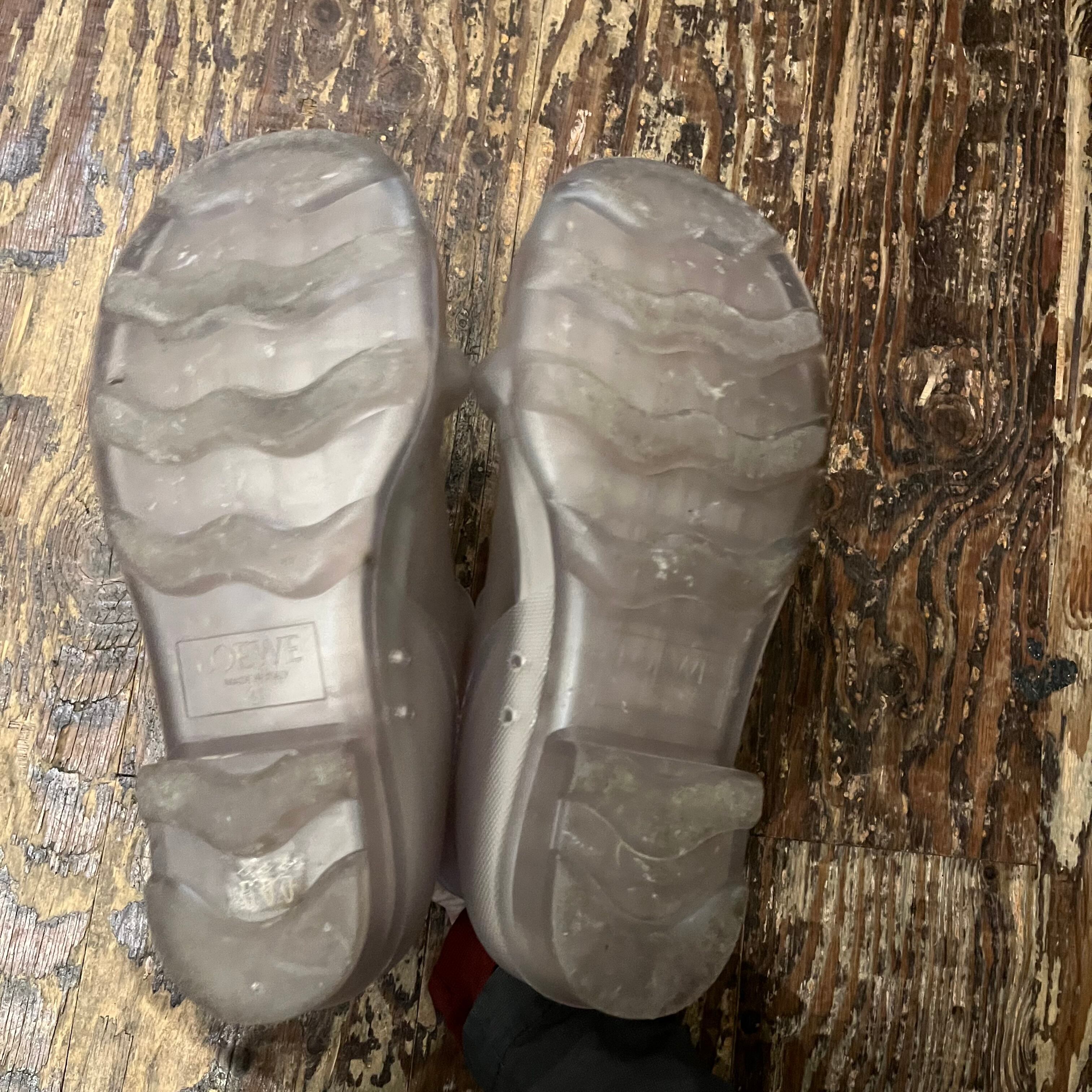 LOEWE ロエベ クリアアンクルブーツ 箱付き クリア SIZE 41 【代官山11 